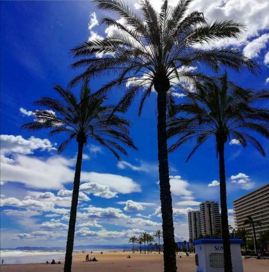 Malvarrosa Apartment Cullera Bagian luar foto